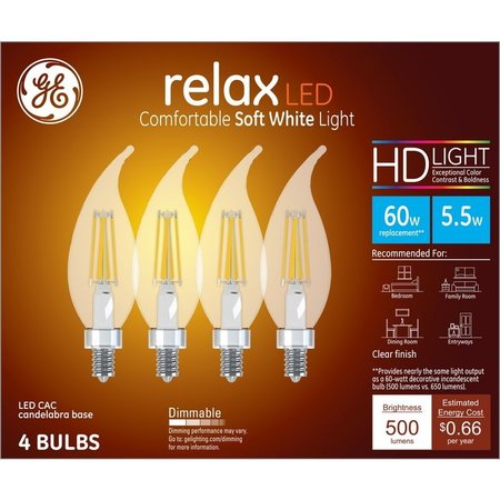 CURRENT Ge 4Pk 5.5W Sw Rel Bulb 43227